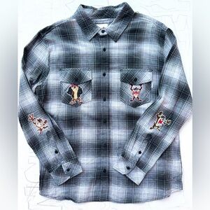 Tropicália Repurpose Men’s Flannel Shirt.